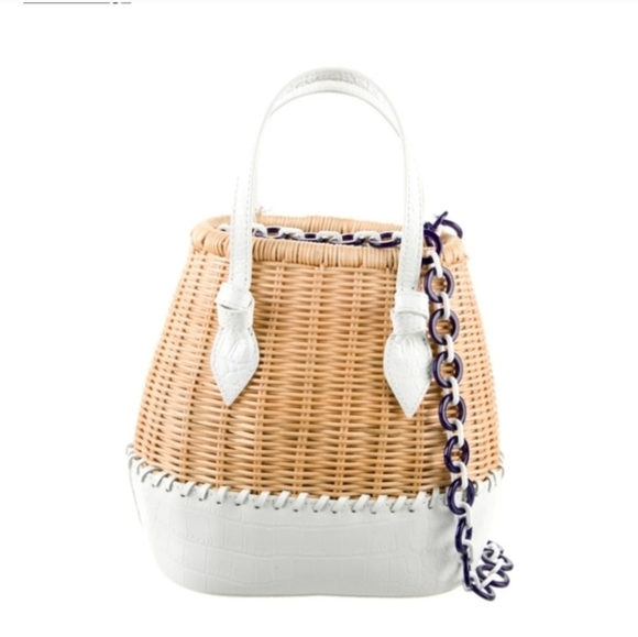 Pamela MunsonWicker Shoulder Bag - Picture 4 of 8